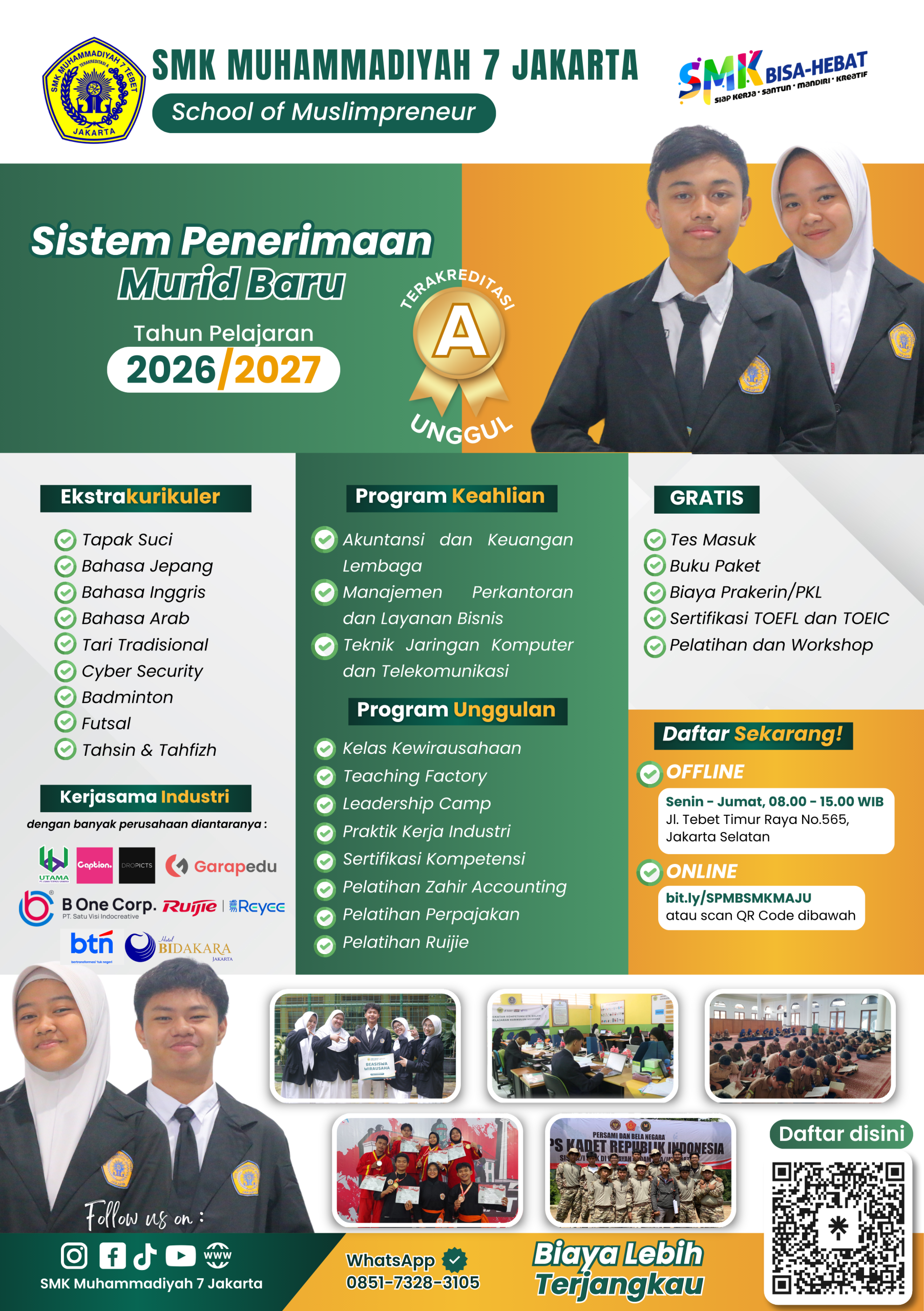Poster SPMB SMK Muhammadiyah 7
