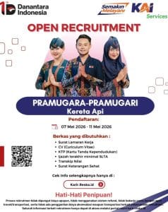 Open Recruitment Pramugara-Pramugari PT. KAI