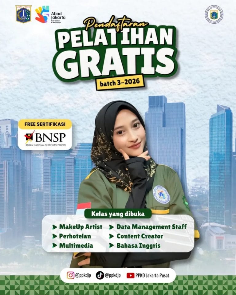 Pelatihan Gratis batch 3 2026